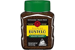 Cafe Bustelo Decaffeinated Freeze Dried Instant Supreme Coffee