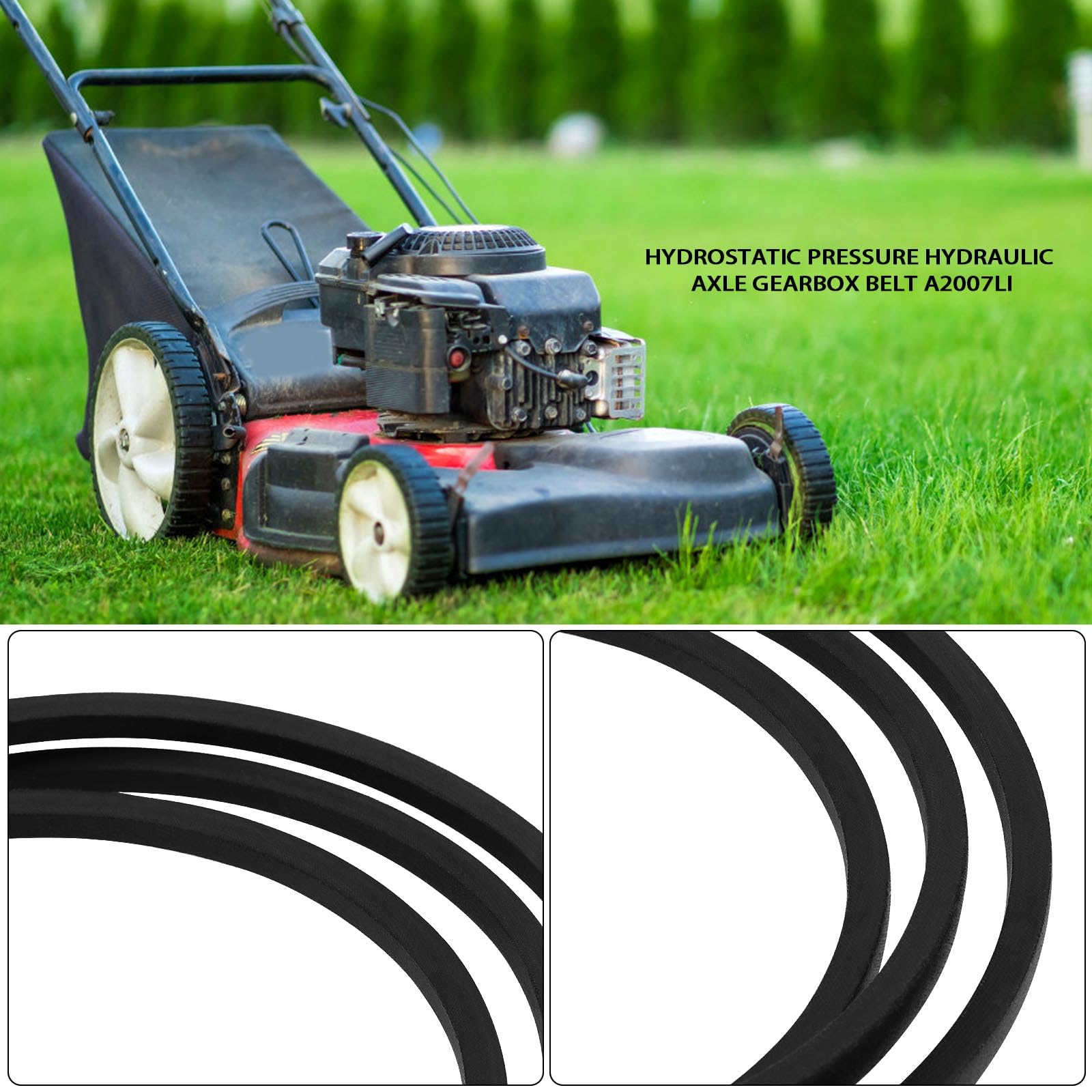 OTOTEC Hydrostatic Hydro Axle Gearbox Belt Drive V-Belts 79 Inch Inner Length 13mm Width 8mm Thic Compatible with Countax C Series 2003 MK3 C300H C500H OE 229503400 - Image 3