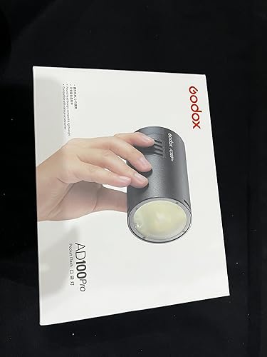 Miniatura 8 de Godox AD100Pro Flash 100Ws TTL 2.4G HSS 18000s Pocket Flash Light con 7.2V2600mAh Batería de litio 360 Full Power Flashes 0.01-1.5s