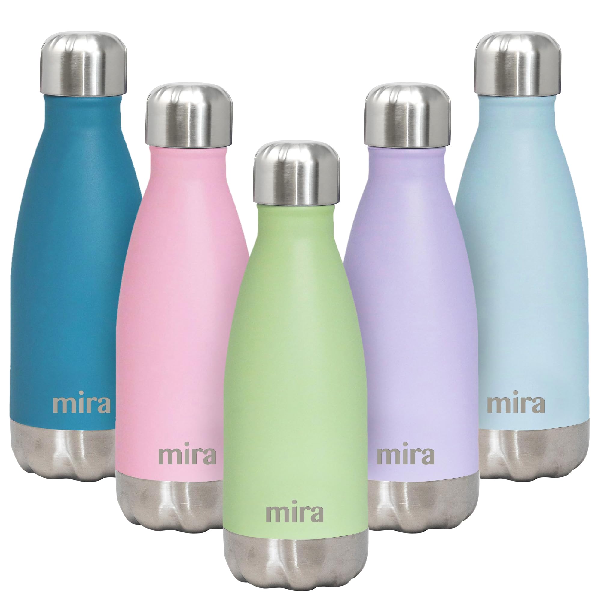Amazon.com: MIRA 12 oz Insulated Water Bottle - Slim Stainless