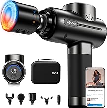 RENPHO Massage Gun with Heat and Cold, Portable Percussion Muscle Deep Tissue Massager with Carry Case, Gifts for Men Women