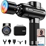 RENPHO Massage Gun with Heat and Cold, FSA Eligible HSA, Christmas Birthday Gifts for Women Men, Portable Percussion Muscle Deep Tissue Massager for Back and Neck, Handheld Massager with Carry Case