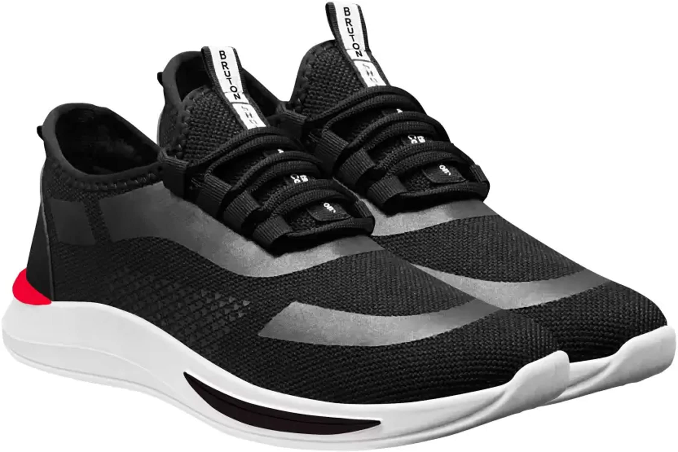 BRUTON Shoes for Trending Shoes, Casual Shoes, Mens Sneaker, Exclusive Shoes for Men (Black) (Black, Numeric_7) (B0BHT98WSW) Amazon Price History, Amazon Price Tracker