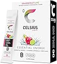 CELSIUS® On-the-Go Powder Sticks Dragonfruit Lime, Essential Energy 2.8 Oz (14 Sticks per Pack)