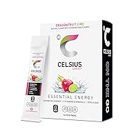 Vista 1 de CELSIUS® On-the-Go Powder Sticks Dragonfruit Lime, Essential Energy 2.8 Oz (14 Sticks per Pack)