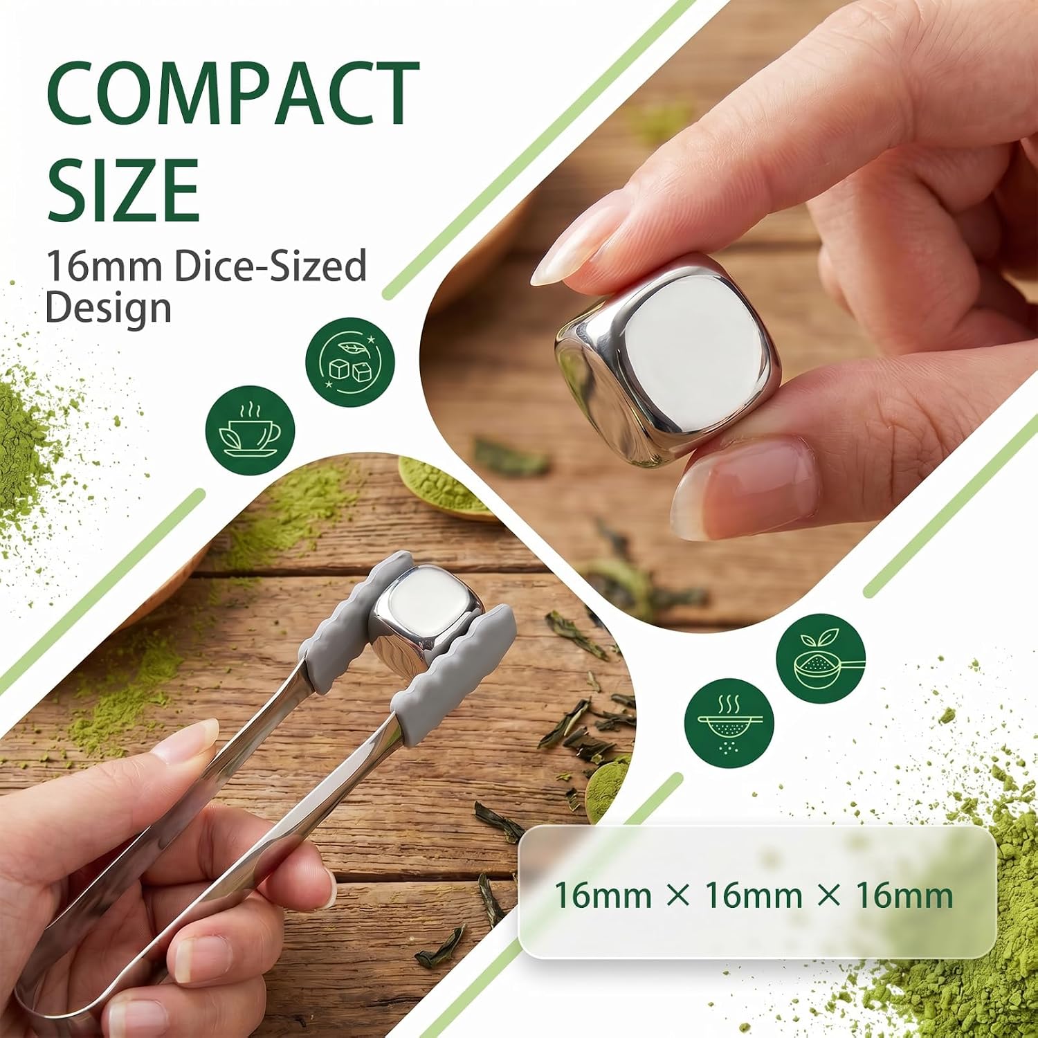 Matcha Sifter Mate for Matcha Powder,316 Food Grade stainless Steel