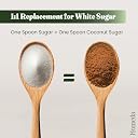 Homeda Coconut Sugar Organic 350 gm, Palm Sugar Organic, Natural Sweetener | Unrefined Unprocessed Coconut Jaggery Powder Substitute | Coco Sap gallery image