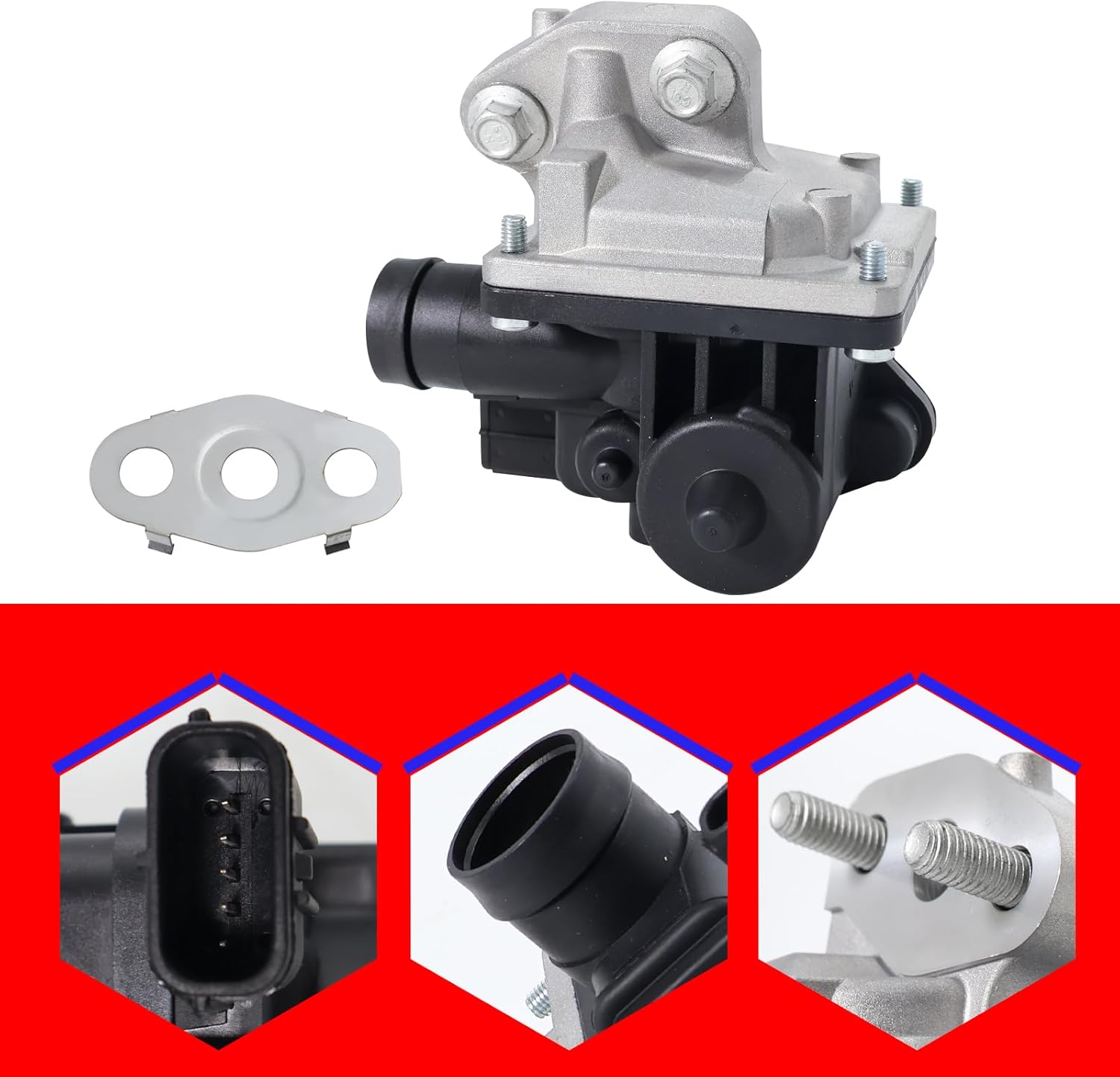 SMMS 306-056 Secondary Air Injection Check Valve for Chevrolet Equinox Impala Malibu, for GMC Terrain, for Buick Lacrosse Regal 2011-2015Replaces OE: 12639108
