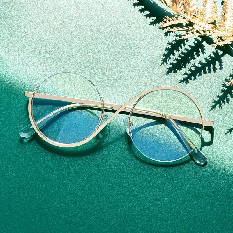 Miniatura 6 de VOOGLAM Gafas para mujer con montura redonda transparente Manley