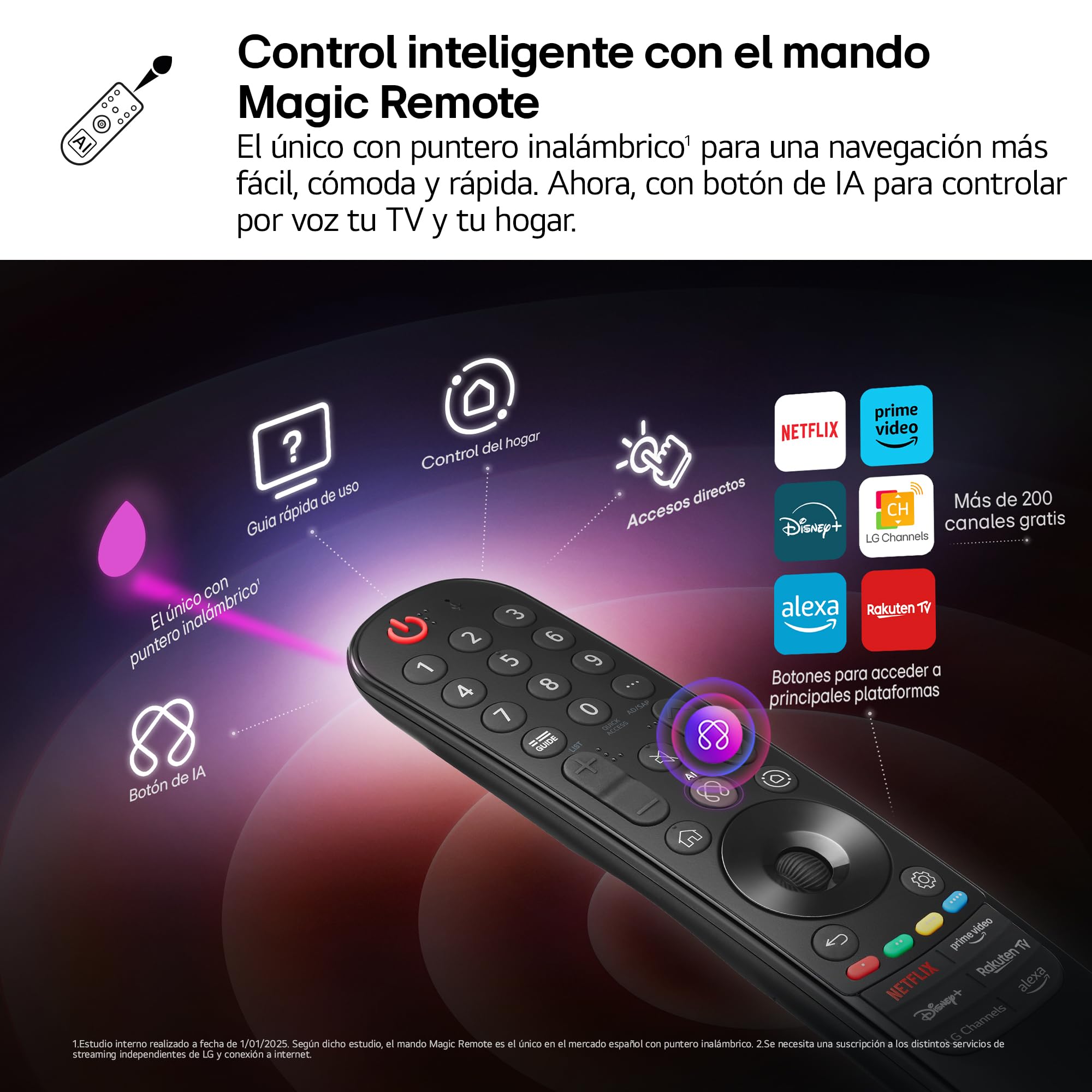 LG OLED83C5ELA Téléviseur, 83 ", 210 cm, 4K, OLED Evo AI (processeur AI α9 Gen8 4K, webOS 25, 120 Hz (VRR jusqu'à 144 Hz))
