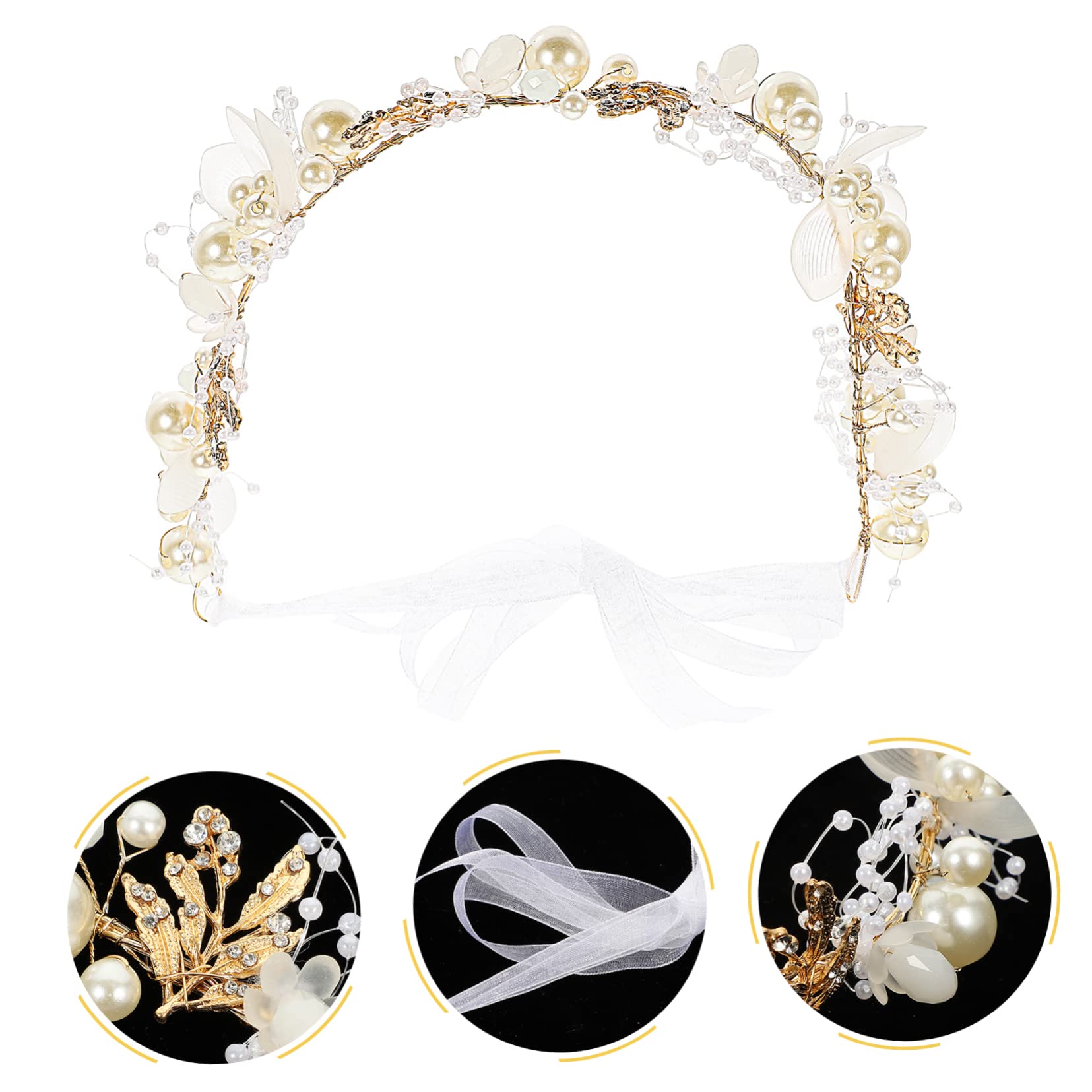 Baluue 4pezzi Coroncina e Accessorio Per e Damigelle Decorazione Per Matrimonio e Occasione