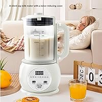 Vista 2 de Batidora caliente 10 en 1 para producir leche de nueces, 51 onzas de soja casera, almendra, avena, a base de plantas, para preparar alimentos
