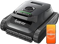 Gosvor LiteVac G1 Robotic Pool Cleaner: Wall, Waterline, Floor & Platform Cleaning, 15.2lbs Lightweight, 200Min Battery, App Control, 2153 sq ft