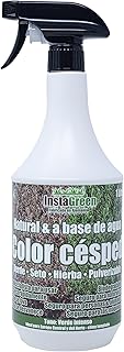 InstaGreen Premium Color cespéd frasco pulverizador de 1 litro- pintura para césped y setos lista para usar - contra el césped amarillo - biodegradable pulverizable naturalmente a base de agua
