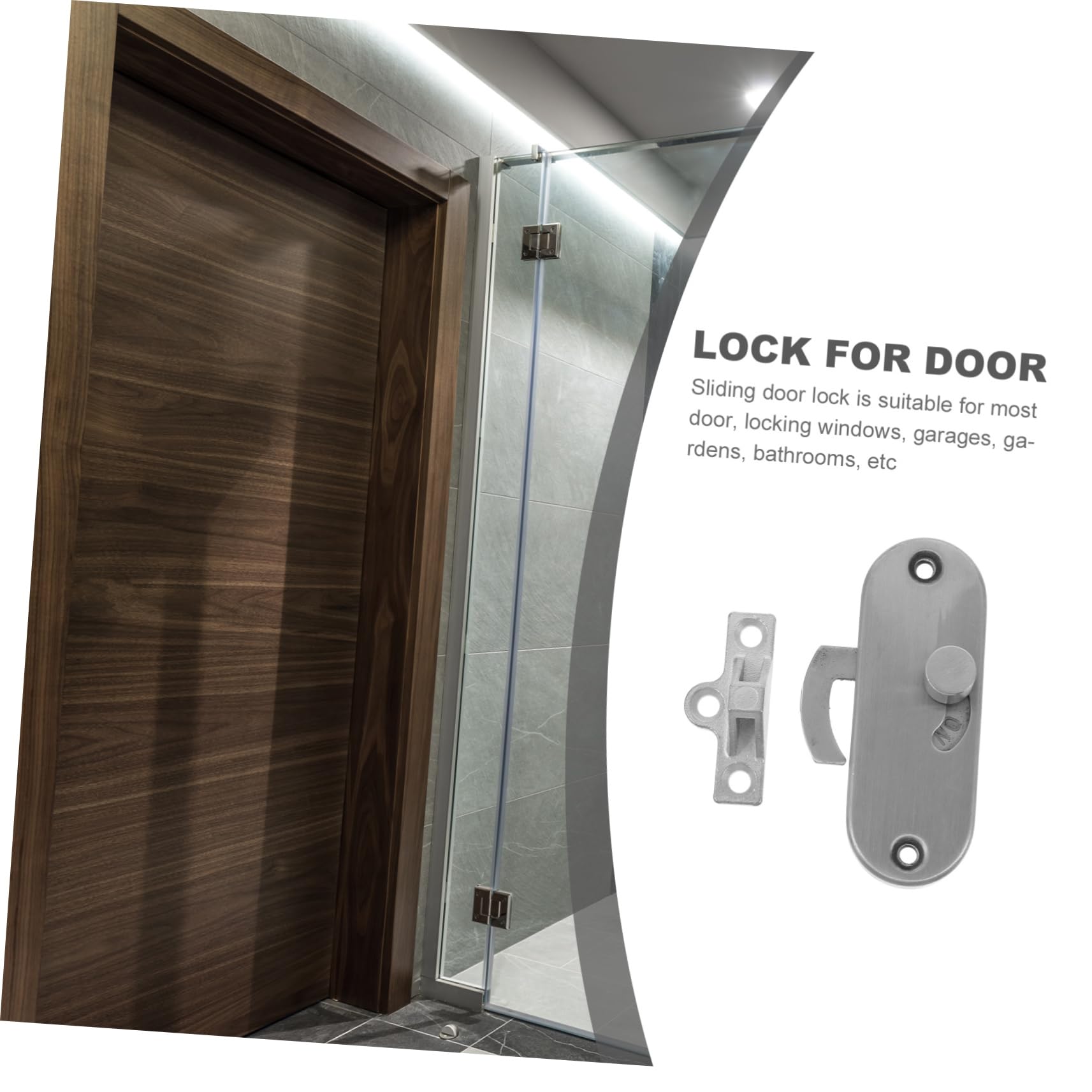 SOLUSTRE 3stücke Barn Door Latch Bolt Türverriegelung Für Schiebetüren Geeignet Für Innen Und Außentüren Einfache Mit Schrauben Schützt Privatsphäre Und