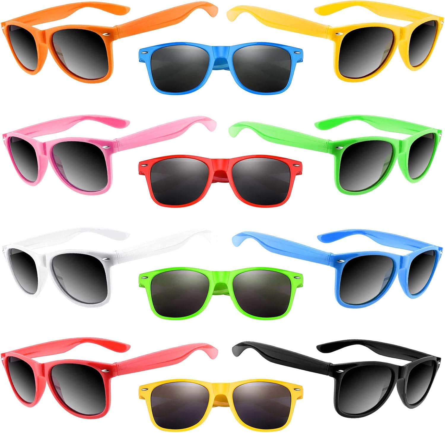 TUPARKA 20 Pack Kids Sunglasses Summer Party Supplies Goody Bag Fillers for Pool Party Birthday Party Favors (Mixed Colors)