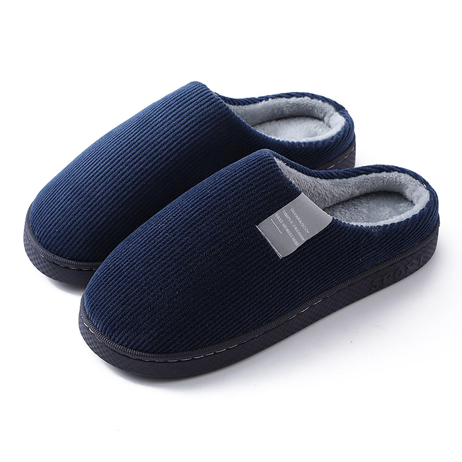 Chaussons D'hiver En Peluche - Pantoufles Chaudes Unisexe - Semelle Antidérapante épaisse - Intérieur/extérieur