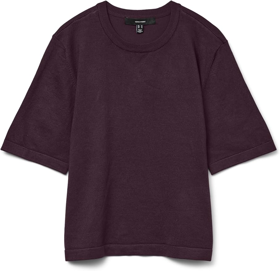 Vero Moda VMDOFFY O-NECK NOOS - Jersey De Punto - Golden Spice/amarillo Jaspeado