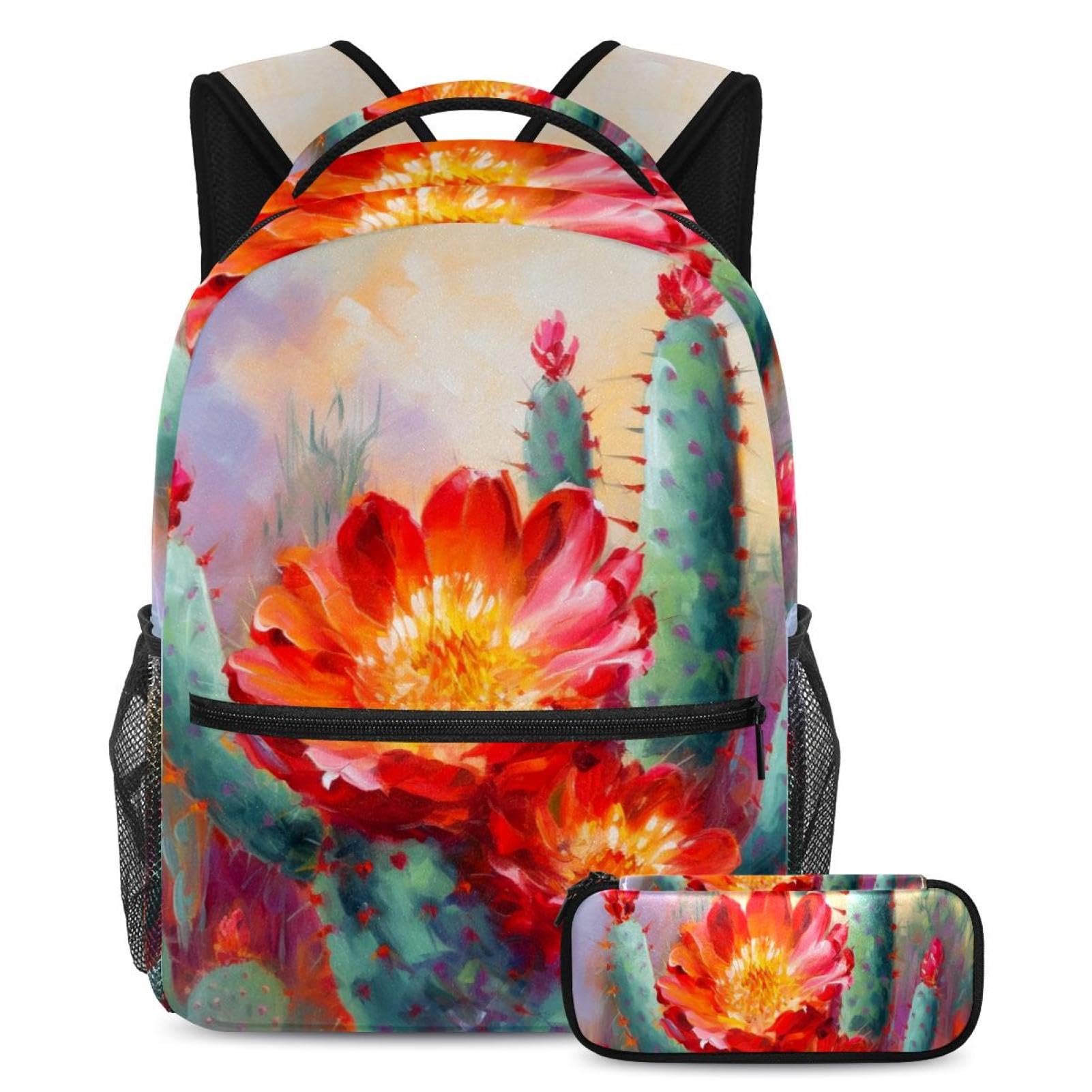 Sac à livres de voyage multicolore de 40cm pour collégiens