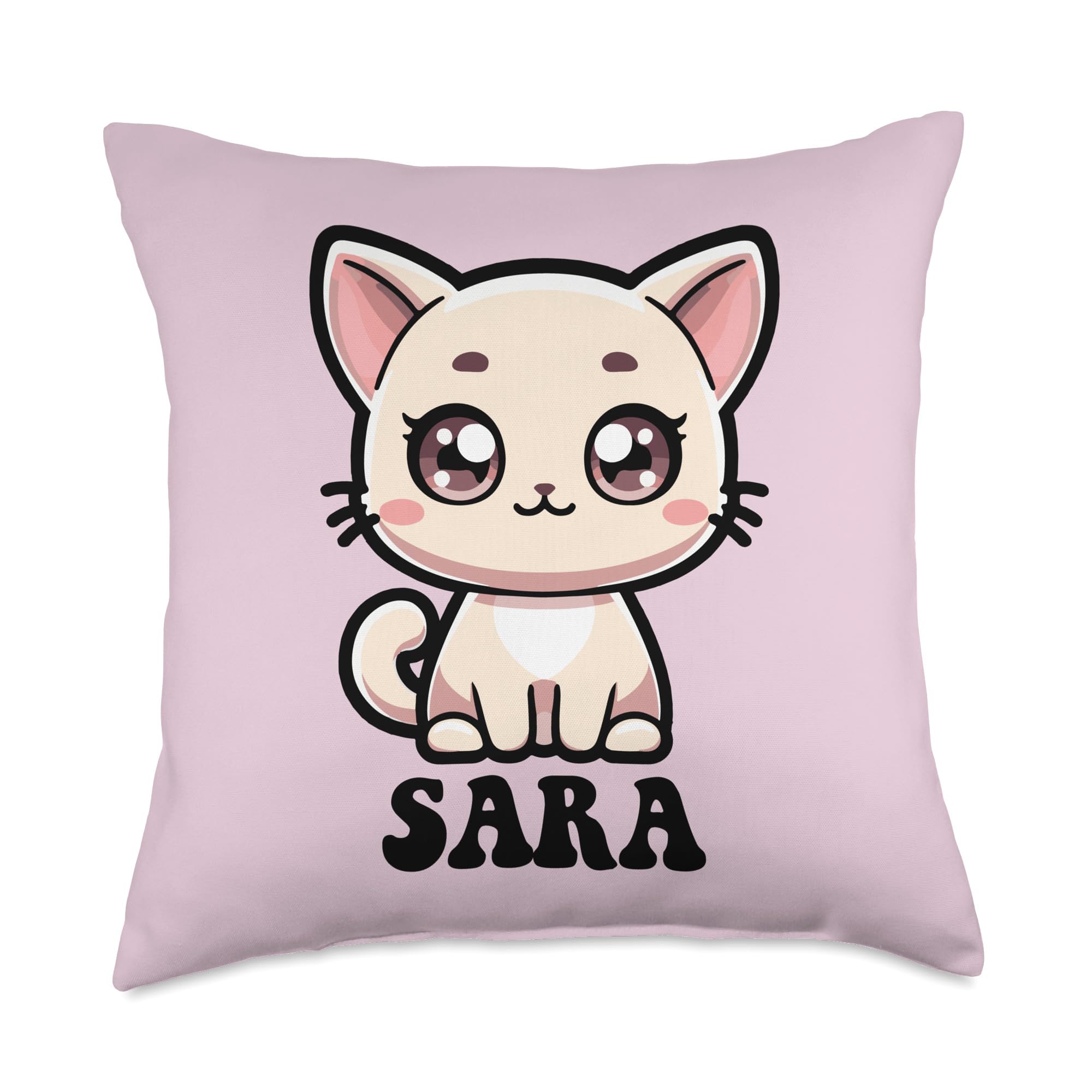 サラキャット Amazon.com: Sara Cute Kitty Cat Design for Girls Name Sara Throw
