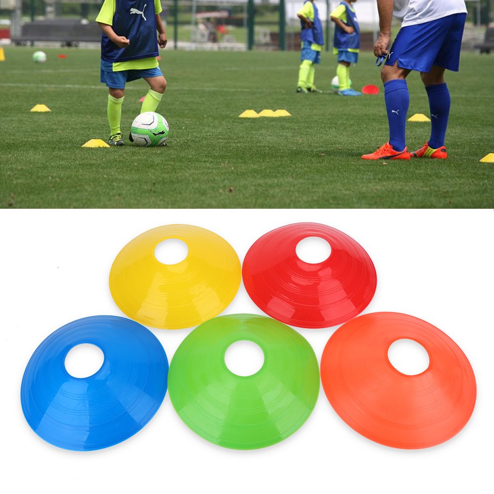 Alomejor 10 Pcs Pratique Mini Champ Cone Disques Marqueur Football Football Sport Outils De Formation De Vitesse - 5