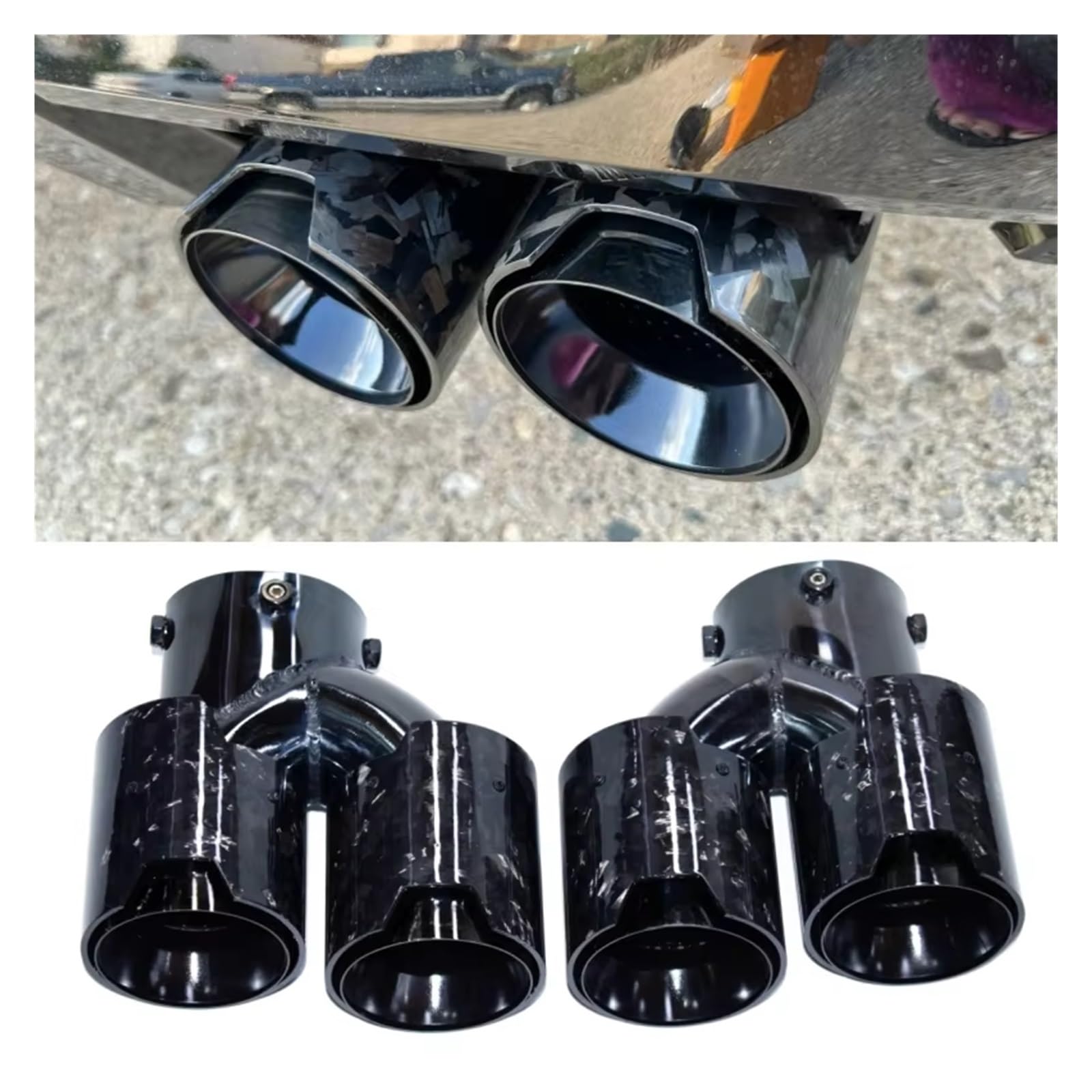 Amazon | 車用マフラーカッター M240i用 M340i用 M440i用 2020-2024