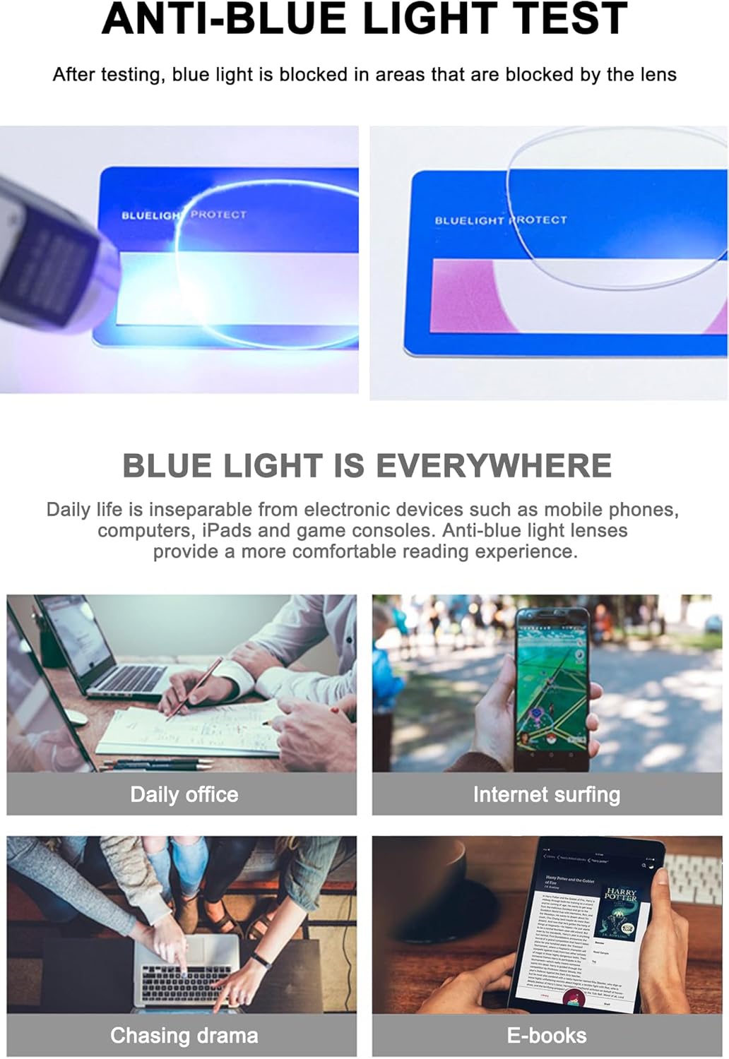 Aviator Reading Glasses for Women Men Blue Light Blocking Oval Retro Fashion Double Bridge Computer Reader - Image 5