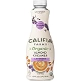 Organic Lavender Almond Milk Coffee Creamer, 25.4 Oz, Dairy Free, Plant Based, Vegan, Gluten Free, Non GMO, Almond Creamer, Almond Milk, USDA Organic