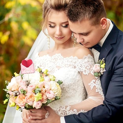 Miniatura 14 de 20 soportes para tarjetas de lugar, soporte de tarjetas de lugar de metal floral, soportes de números de mesa dorados, clips de púas de flores