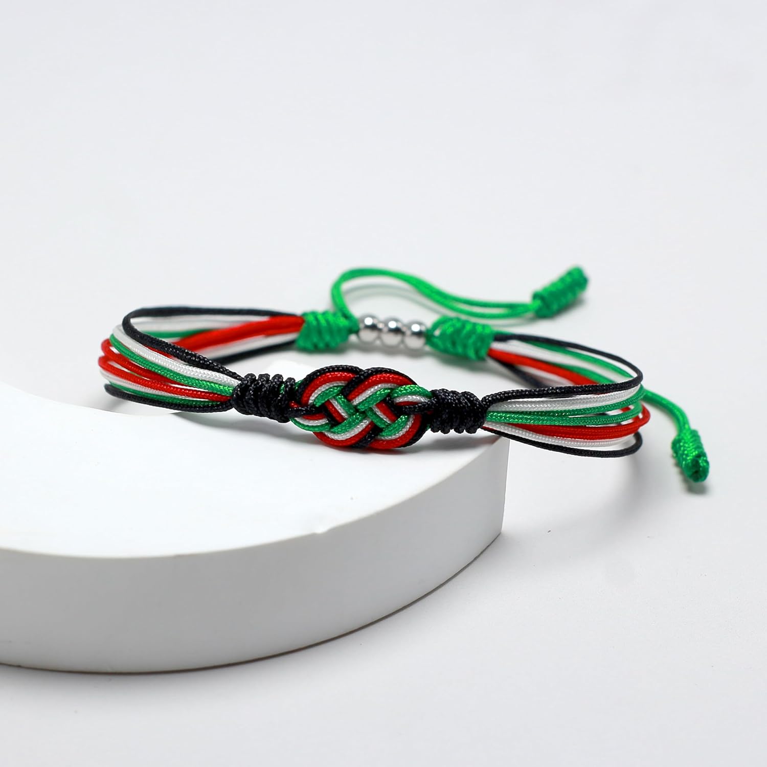 Infinity Country Proud Bracelet, Forever Country Flag Color Tibetan Bracelet, Surfer String Wrap Bracelet for Men, Women, Forever Friendship, Luck and Protection - Image 2