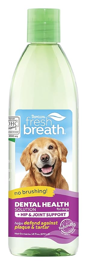 Tropiclean Fresh Breath Hip and Joint Water Additive, 473 ml