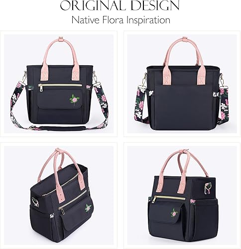 Miniatura 8 de GLORIEROO Lonchera de lujo para mujer, lonchera grande aislada a prueba de fugas para mujeres, regalos más recientes para mujeres, bolsa de almuerzo