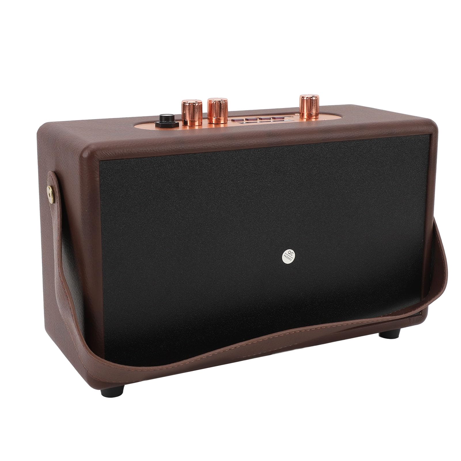 Leather Craft.Shiro　  Speaker 500 Amazon.com: Vintage Bluetooth Speaker, Rechargeable Leather