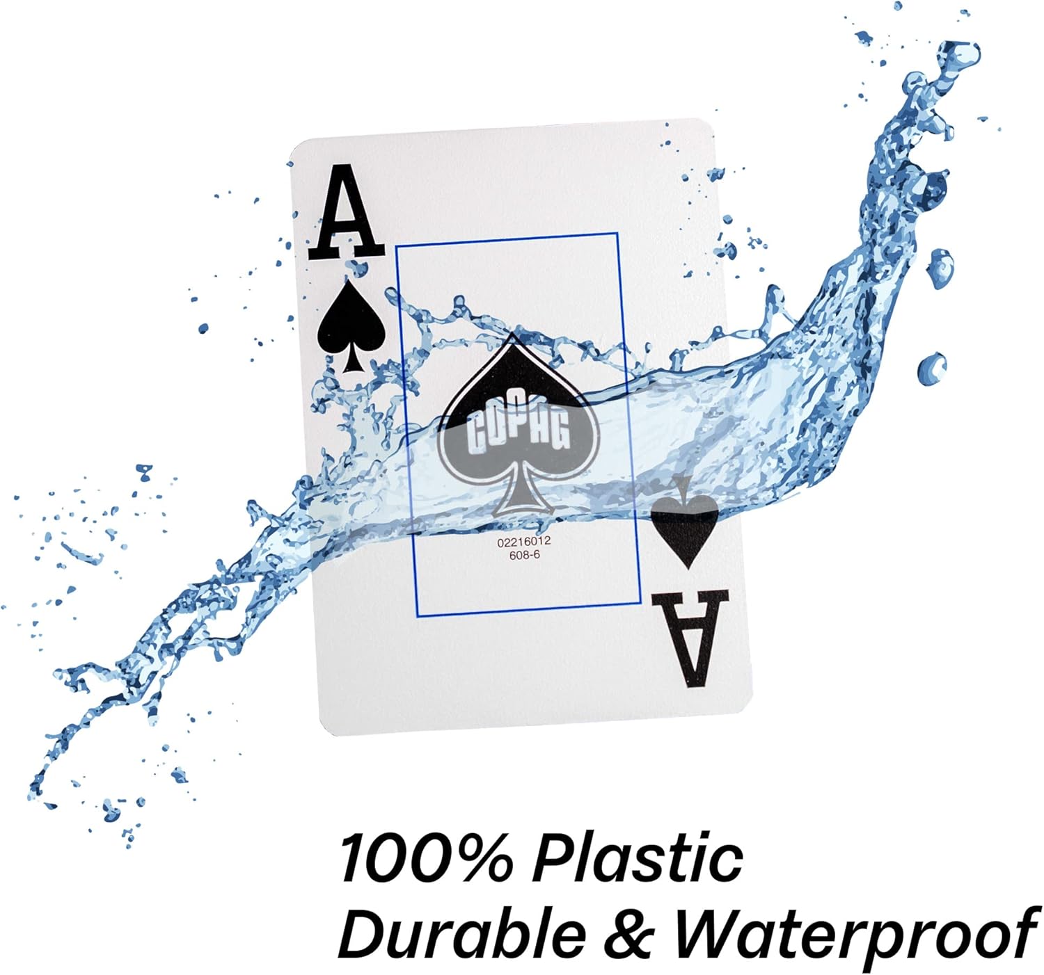 Copag Elite 100% Plastic Playing Cards - Bridge Size (Narrow) Jumbo Index Value 12 Pack