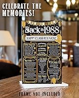 Vista 214 de Lone Star Art 66ª Reunión de Graduados (Sesenta y seis) Decoración en Oro - Recordando El Año - Clase de 1959 - Póster Sin Marco de 11x14 - Globos