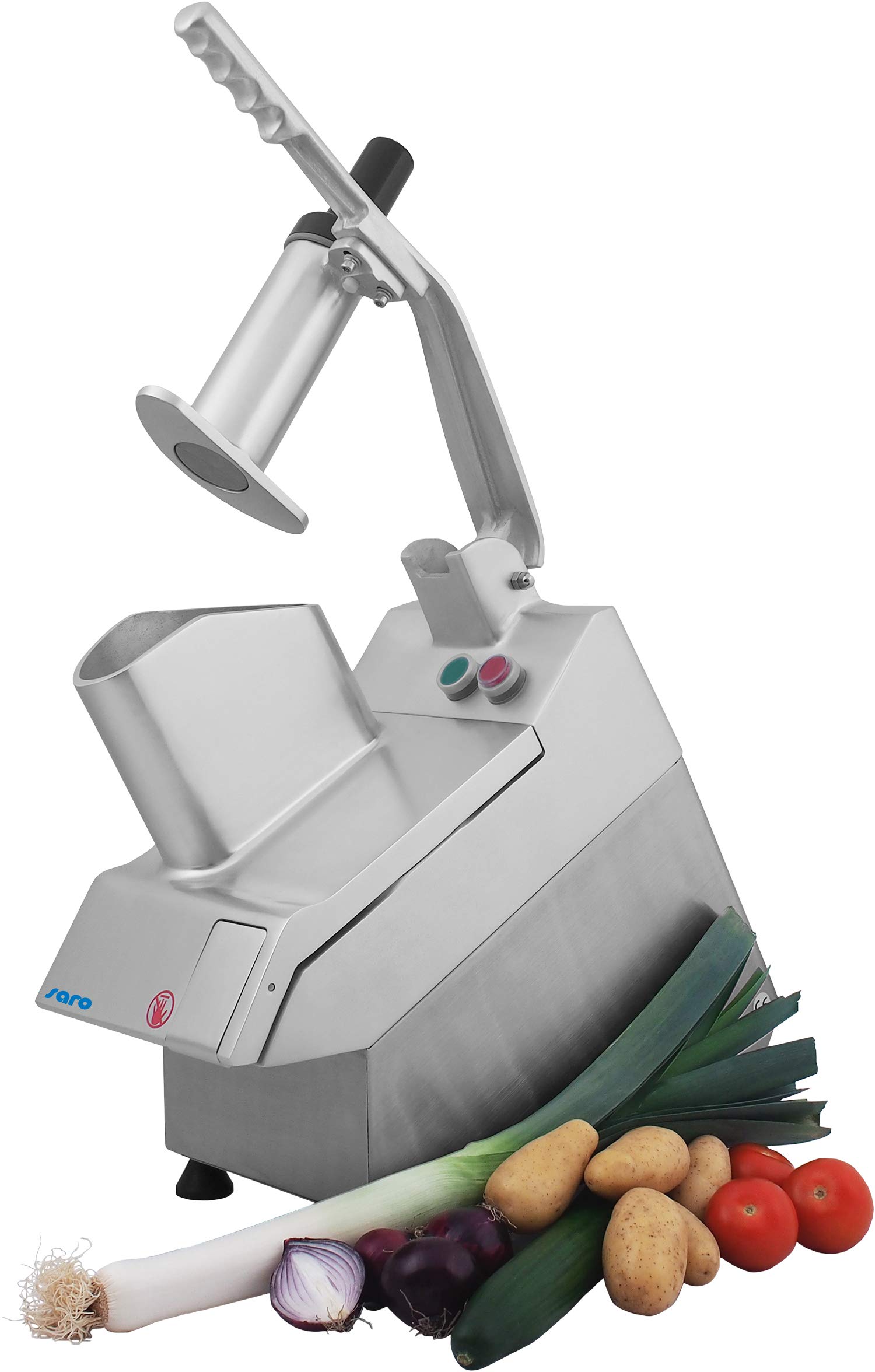 Saro 418 – 1040 verdure affettatrice modello Carus, 550 W, W 315 x D 660 x H545mm