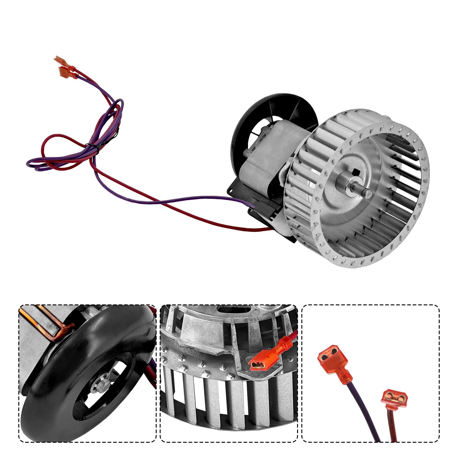 0131G00000P 0131G00000PS Draft Inducer Blower Motor Compatible with Goodman 0131G00000S for j238-150 Draft Inducer Motor for fasco lr20432 for Packard 66000