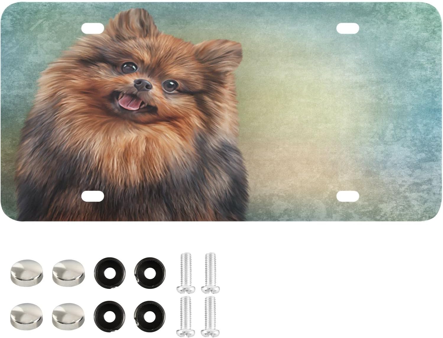 Pomeranian License Plate Vanity License Plates for Front of