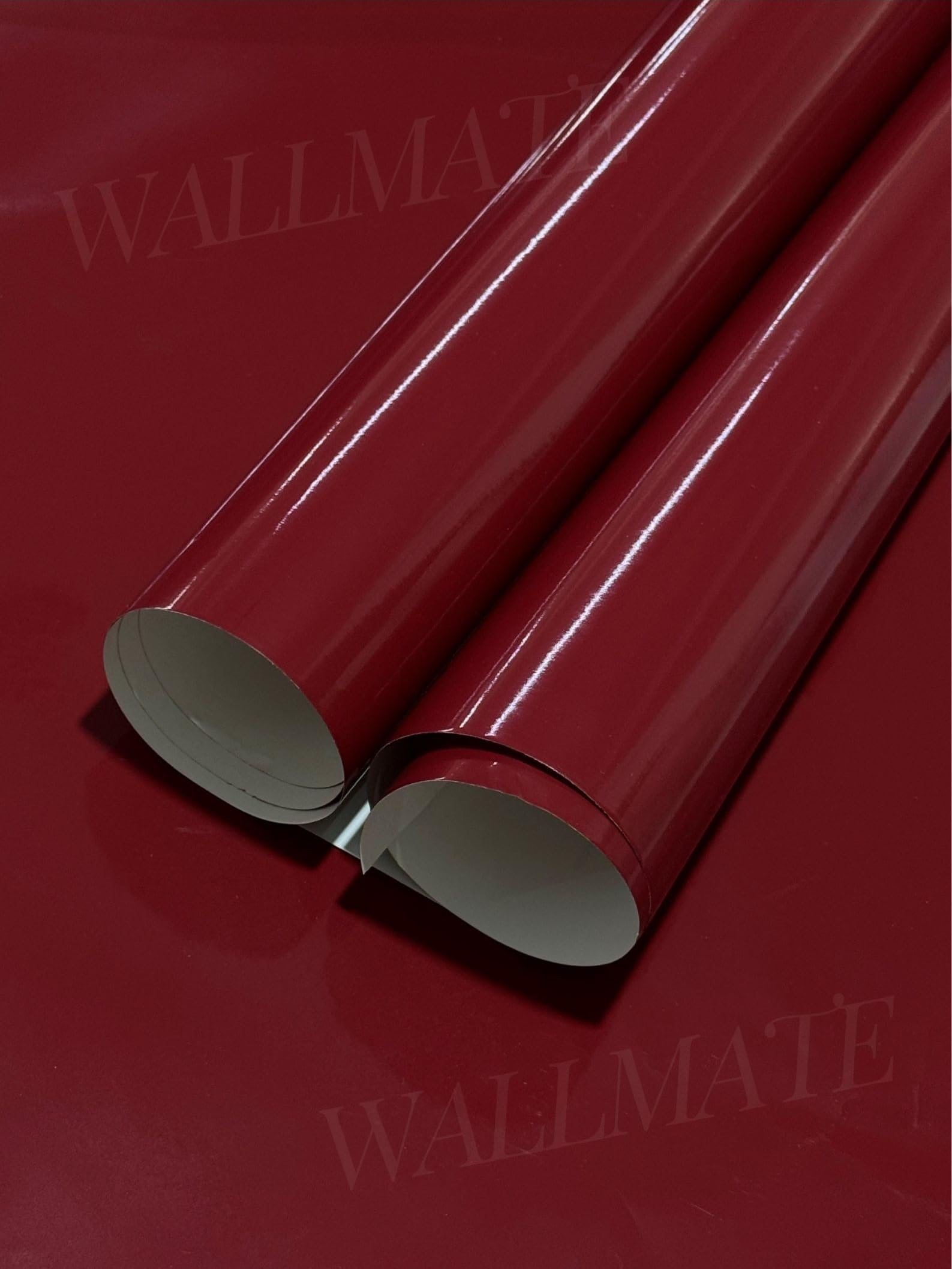 WALLMATE™ Maroon Shiny Contact Paper Peel and Stick Self Adhesive Removable Waterproof Vinyl Wallpaper Roll for Bedroom Kitchen Counter Tops Cabinets Drawer Decor (24 x 96 inch, Maroon) (B0BS6RBL25) Amazon Price History, Amazon Price Tracker