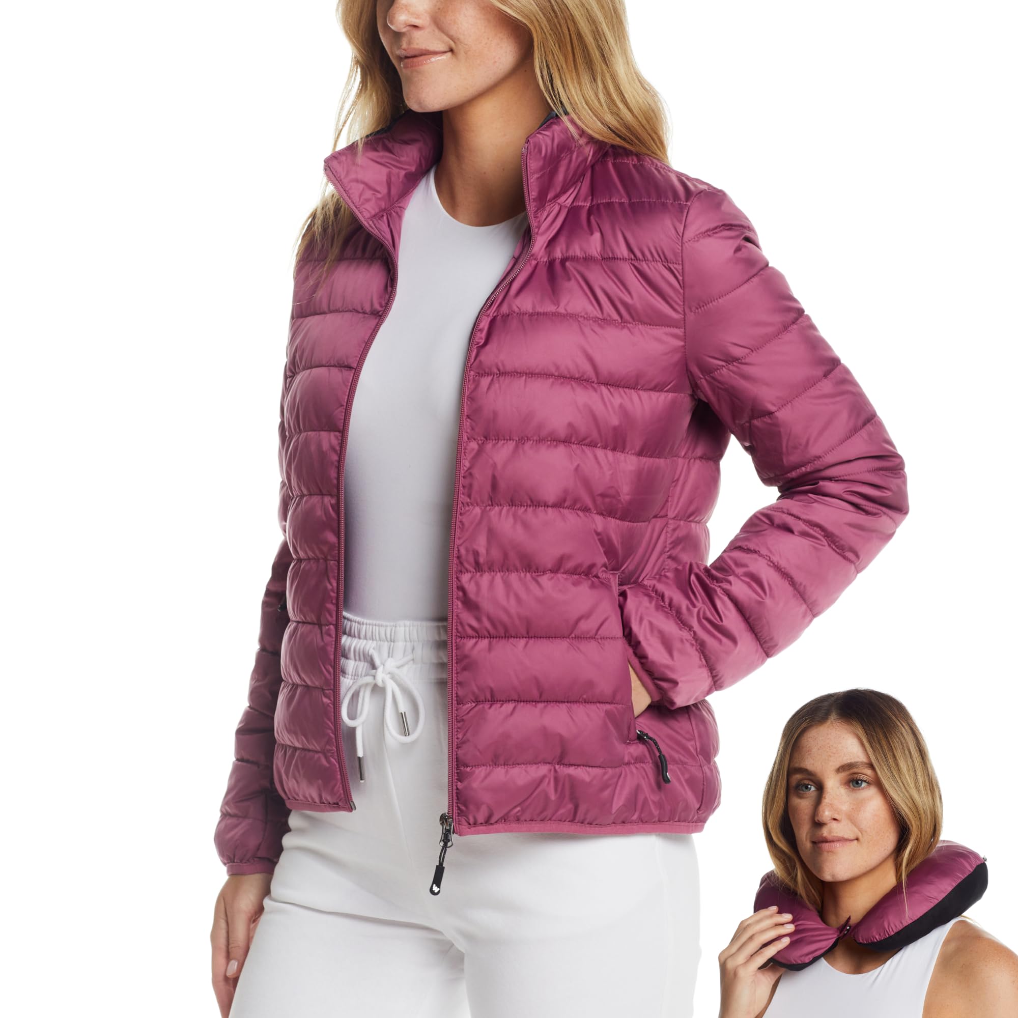 Weatherproof Womens Packable Puffer Jacket