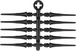 Cosmodarts Fit Point Plus Tip, Black, 50 Count