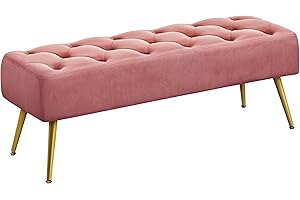 Yaheetech Velvet Bench - A Dash of Luxury for Your Bedroom Oasis