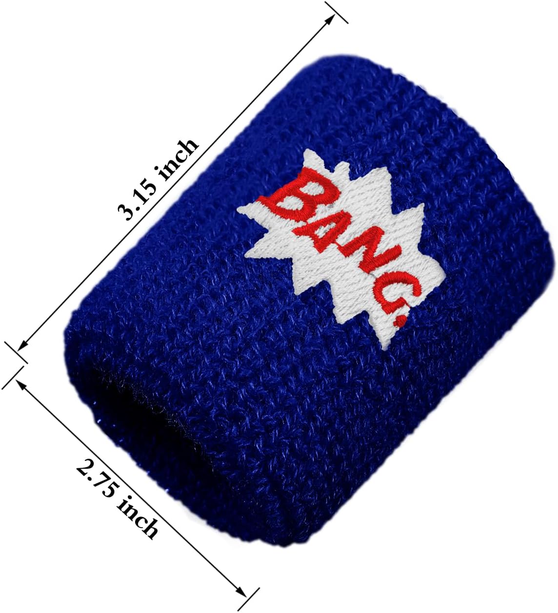 キッズスポーツリストバンド 24個 カラフルリストスウェットバンド テリークロスリストバンド パウザップデザイン 学校 学生 教師