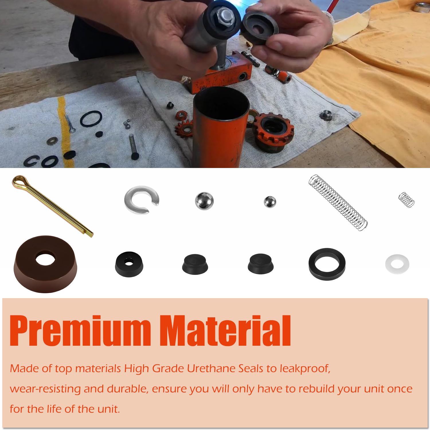 Floor Jack Seal Repair Rebuild Kit Fit for WS Hein Werner Floor