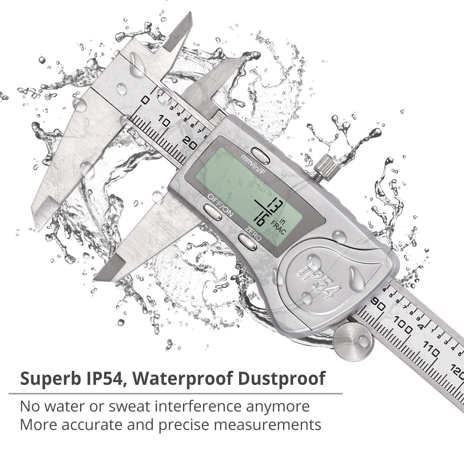 Buy CAMWAY Digital Caliper Waterproof,150 mm/6 Inch Digital Vernier