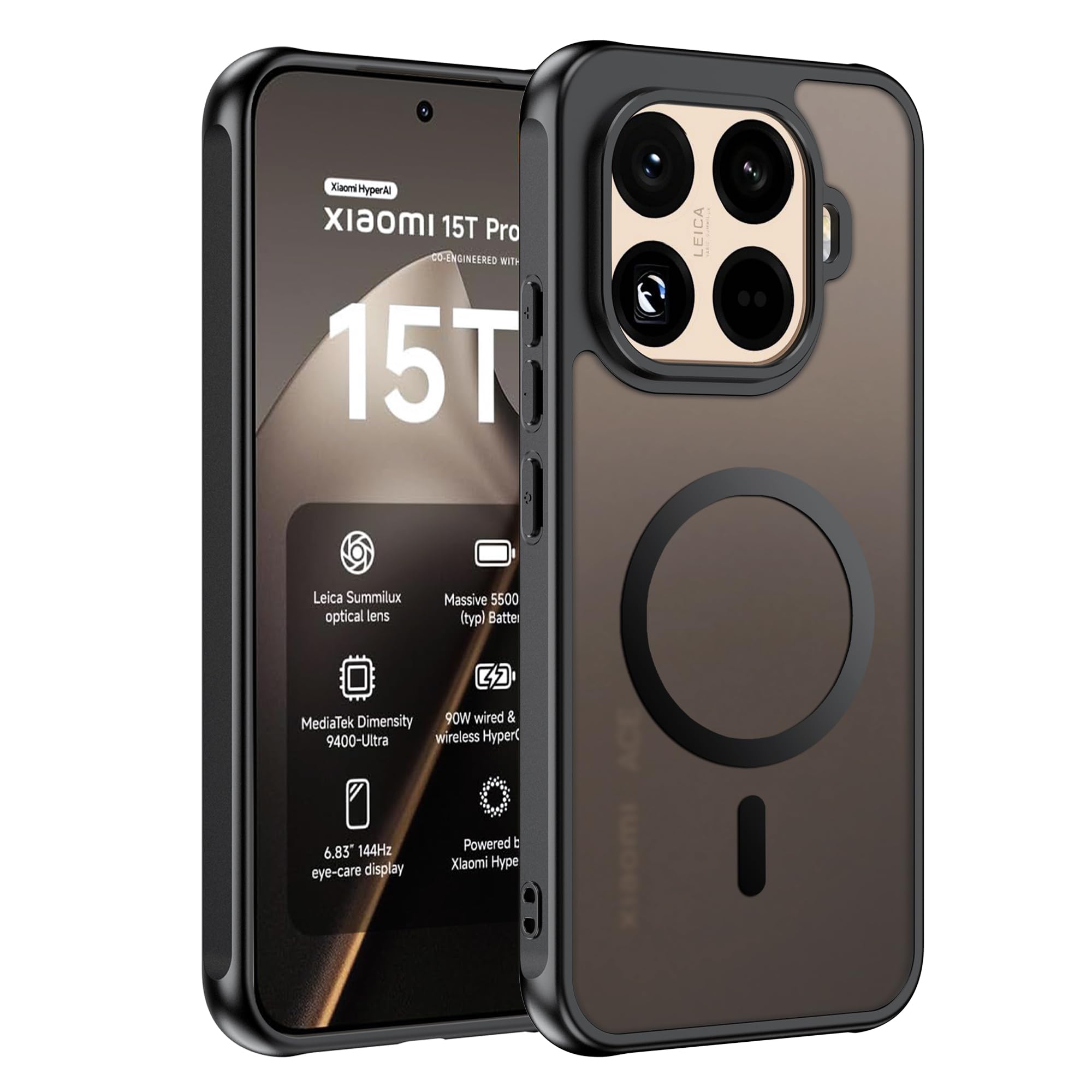 FDHYFGDY Cover per Xiaomi 15T Pro, Custodia Protettiva Antigraffio Antiurto, Ultrasottile in Fibra di Carbonio Compatibile con Xiaomi 15T Pro Custodia - Rosso e Nero FDHYFGDY Cover per Xiaomi 15T Pro, Custodia Protettiva Antigraffio Antiurto, Ultrasottile in Fibra di Carbonio Compatibile con Xiaomi 15T Pro Custodia - Rosso e Nero