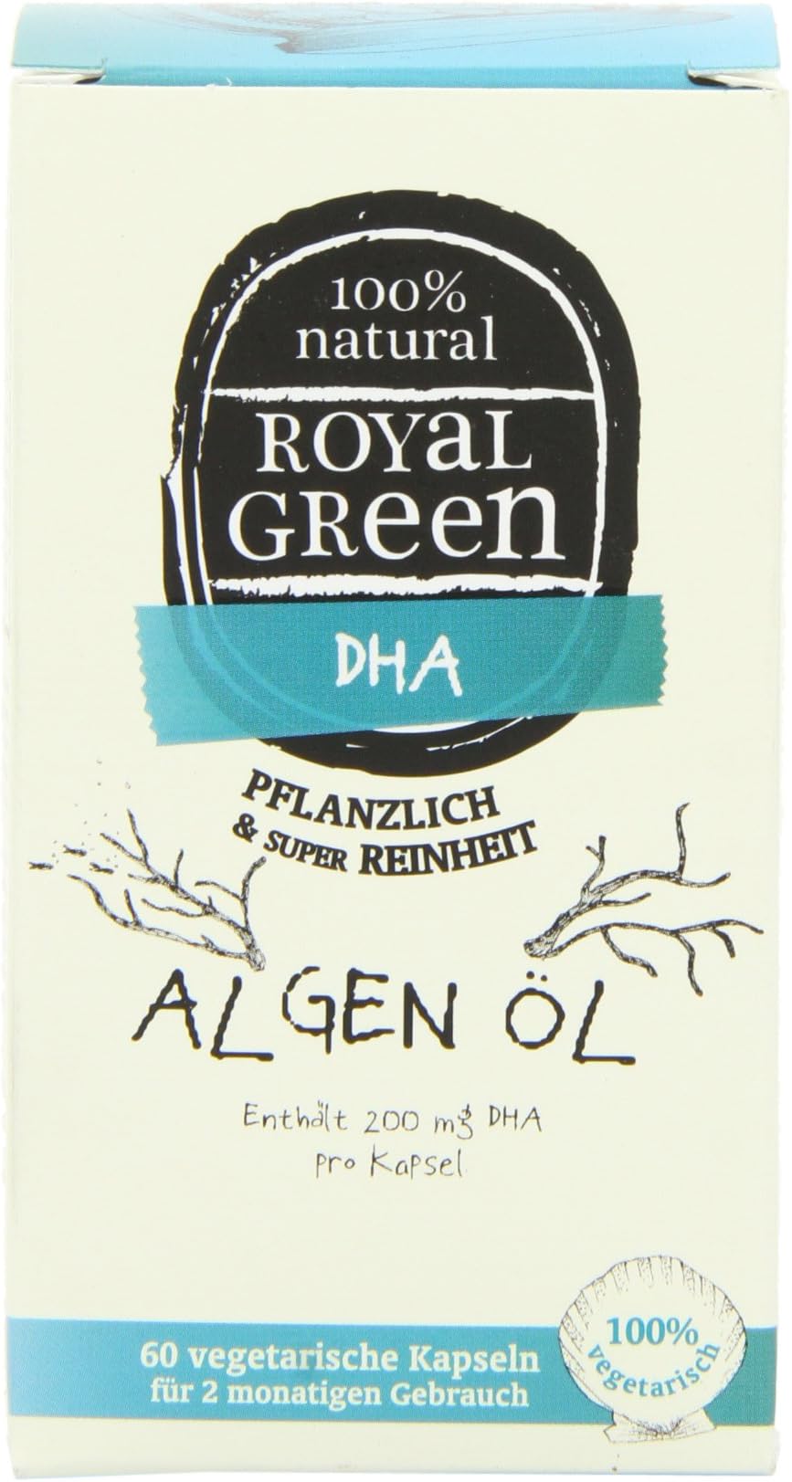 Royal GreenAlgae Oil - Pack of 60 Capsulesules
