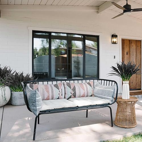 Miniatura 2 de NAHUAA Plantas de flores falsas, 6 tallos de vegetación artificiales, arbustos de gloria matutina, plantas de exterior artificiales para porche