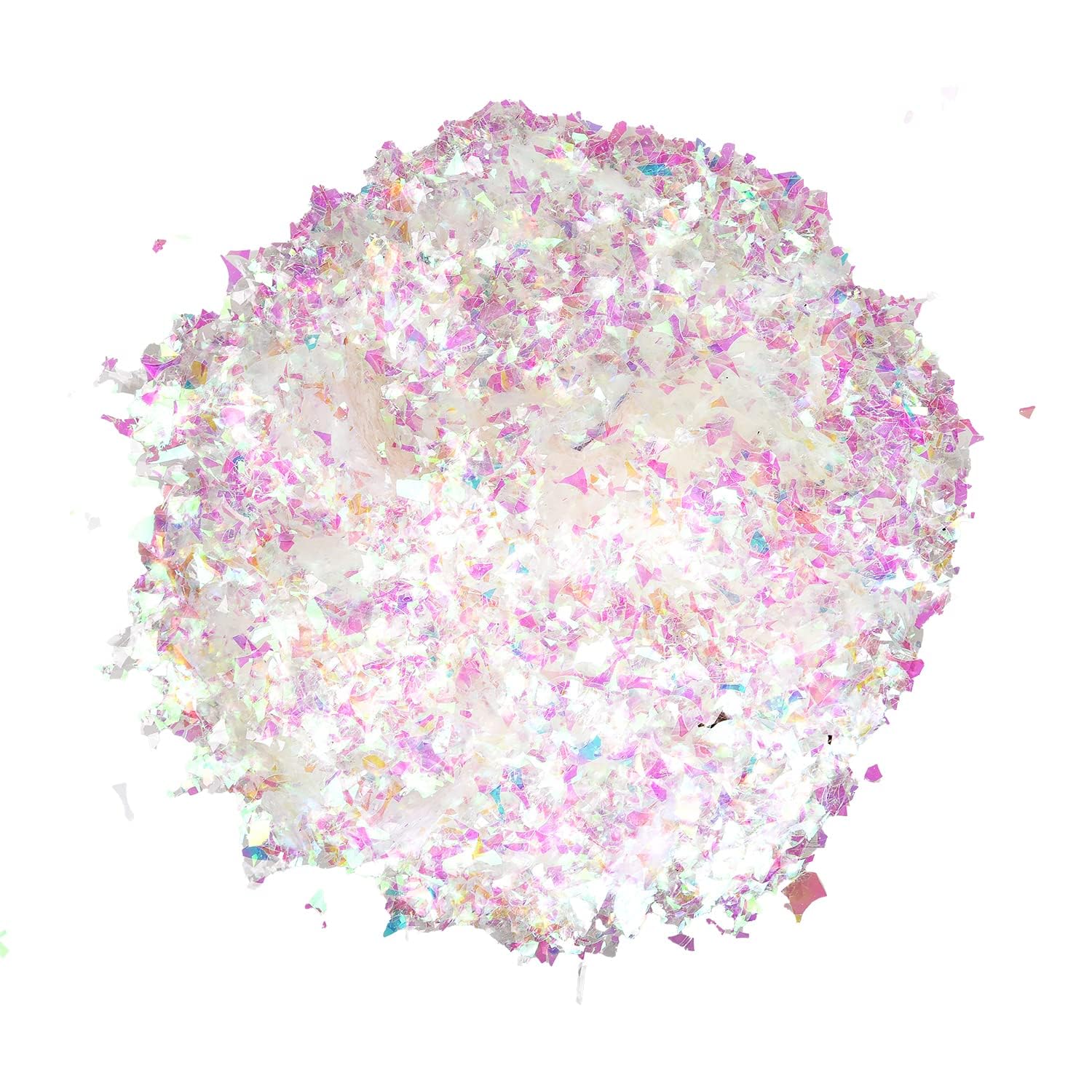 Décoration de fête de Noël - Faux flocons de neige artificiels irisés - Flocons de neige à paillettes pour sapin de Noël, décoration de maison de vacances, décorations d'hiver (960 g)