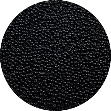 2000pcs Acrylic Round Beads for Crafts 4mm Resin Candy Color Spacer Beads with Hole for Jewelry Making Sewing Crafts Decoration Necklaces Bracelets Earrings SuppliesBlack